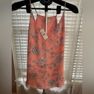 LOFT Coral Floral tank